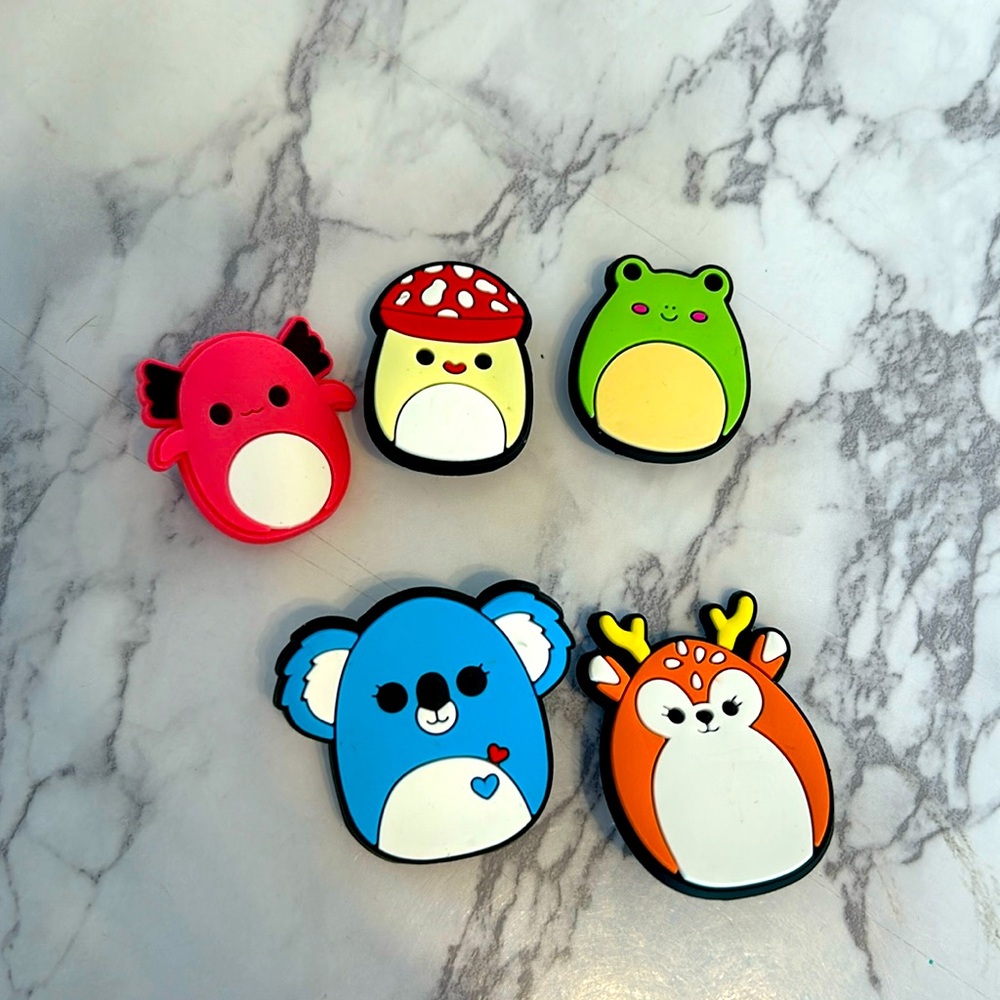 Preppy squishmallow croc charms